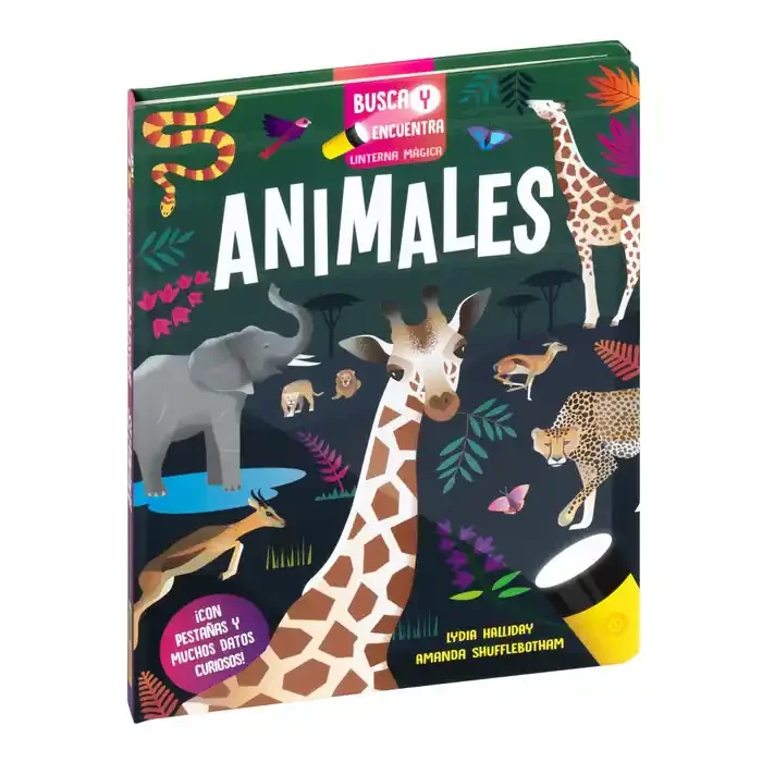 Busca y encuentra linterna magica animales