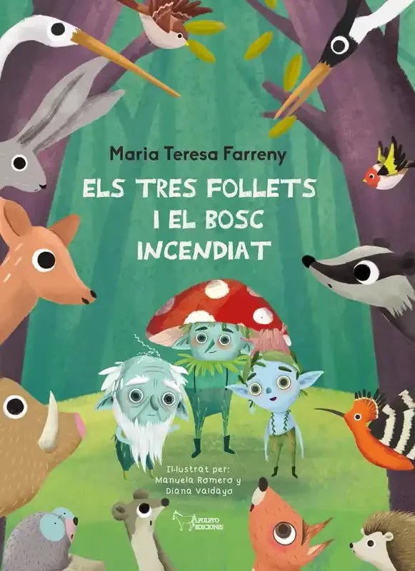 Els tres follets i el bosc incendiat