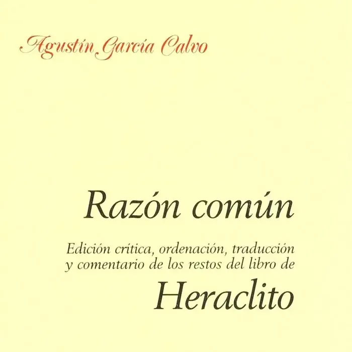 Razon comun. heraclito